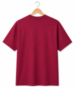 Premium Solid Maroon T-Shirt – Classic Everyday Essential (Unisex) - Image 2
